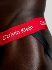 Calvin Klein 3 PACK - pánské slipy JOCK STRAP NB3054A-I20 (Velikost XL)
