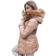 Dstreet Dámská zimní bunda EMBRACE hnědá ty3995 XL