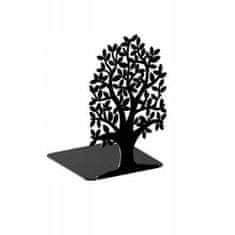 GAMET Podpěra pro police na knihy ocelový strom 18 cm černá