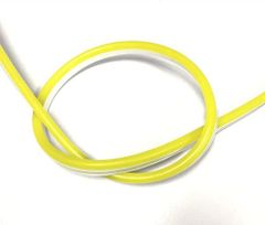 Neons LED neonový pásek 6x12 - 12V citronově žlutý, řez každých 1 cm