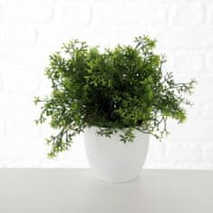 Boltze Umělá rostlina v bílem květináči, Ø 15 cm