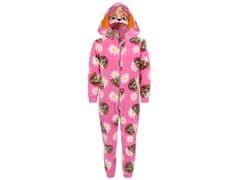 sarcia.eu Psi Patrol Skye Růžové, fleecové jednodílné pyžamo, dětské onesie s kapucí, OEKO-TEX 3-4 let 98-104 cm