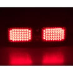 Stualarm PREDATOR dual LED vnitřní, 12V, červený, 320mm
