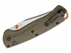 Benchmade 15536 Taggedout OD Green kapesní nůž 8,9 cm, zelená, G10