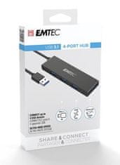 Emtec USB-HUB "T620A", 4xUSB 3.1/1xUSB micro, ECHUBT620A