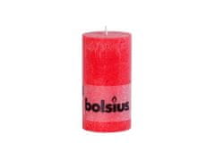 Bolsius Rustic Válec 68x130 červená svíčka