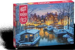 Cherry Pazzi Puzzle Amsterdam v noci 1000 dílků