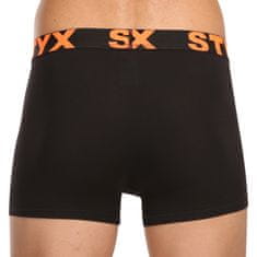 Styx 10PACK pánské boxerky sportovní guma černé (10G9601) - velikost XL