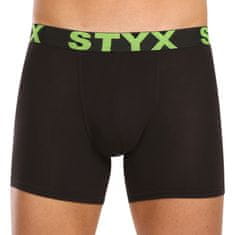 Styx 10PACK pánské boxerky long sportovní guma černé (10U9601) - velikost M