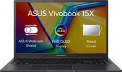 ASUS Vivobook 15X OLED (M3504), černá (M3504YA-OLED031W)