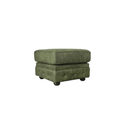 Furnlab (2310) PRESTON elegantní velký taburet zelený