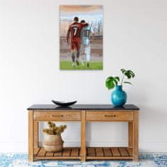 Malujsi Malování podle čísel - Ronaldo and Messi - 40x60 cm, bez dřevěného rámu
