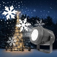 PAPA Vánoční svétlá - LED Projektor pro Venkovní a Vnitřní Použití