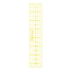 Donwei Rastrové pravítko 3x15cm M0315-YW žluté