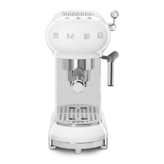 Smeg Pákový kávovar na Espresso / Cappucino 2 cup Smeg 50´s Retro Style, bílý