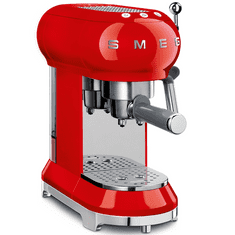 Smeg Pákový kávovar na Espresso / Cappucino 2 cup Smeg 50´s Retro Style, červený