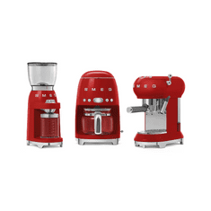 Smeg Pákový kávovar na Espresso / Cappucino 2 cup Smeg 50´s Retro Style, červený