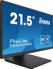 iiyama 22" LCD T2252MSC-B2: IPS,FHD,10P,DP,HDMI