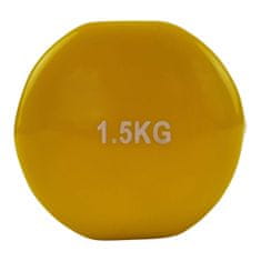 Tunturi Cvičební činky 2x1,5 kg žluté činky 1,5 kg