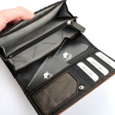 Gianni Conti Černá dámská kožená peněženka Gianni Conti