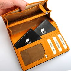 Gianni Conti Žlutá dámská kožená peněženka Gianni Conti