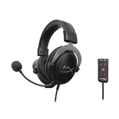 HyperX Herní sluchátka. Virtuální 7.1 prostorový zvuk Cloud II Gaming Headset Black-Gunmetal