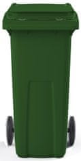 Contenur Plastová popelnice120l zelená