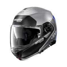 Nolan Moto helma N100-5 Plus Distinctive N-Com P/J (Velikost: XS (55), Barva: Glossy Black-Fluo)