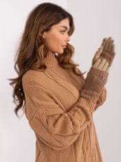 Wool Fashion Dámské rukavice Conquest tmavě béžová Univerzální