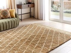 Beliani Jutový koberec 200 x 300 cm béžový ZORAVA