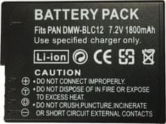 TRX baterie Panasonic/ 1800 mAh/ pro Leica V-LUX 4/ Lumix DMC-FZ1000, DMC-FZ200, DMC-FZ200GK, DMC-FZ200K/ neoriginální