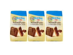 Mulino Bianco MULINO BIANCO Mini Fette - Italské mini sušenky poleté mléčnou čokoládou 110g 3 BALIKI