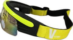 VICTORY Brýle pro běžecké lyžování / biatlon , fluo- žluté, odklopitelné, uni velikost
