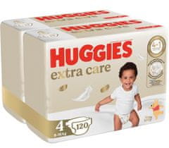 Huggies měsíční balení Extra Care č.4 -120ks