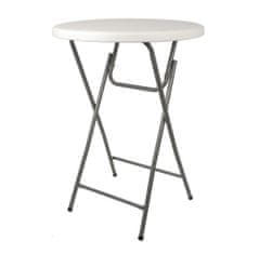 YOUR BRAND Ohio cateringový barový stolek Ø81 x 110 cm - bílý