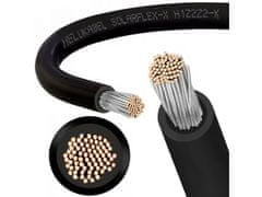 sarcia.eu Černý kabel pro fotovoltaické systémy 4mm - SOLARFLEX-X H1Z2Z2-K Made in Germany 1 m