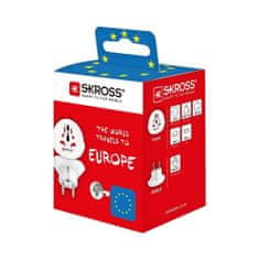 Skross SKROSS adaptér pro zapojení UK, US, AUS do EU zásuvek