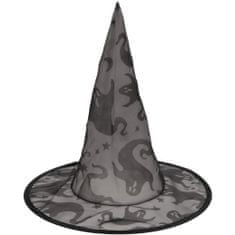 Europalms Čarodějnická čepice Halloween, sada 3 ks, osvětlená, 36 cm