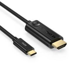 Choetech CH0019 kabel USB-C / HDMI M/M 4K 1.8m, černý
