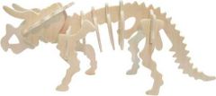 Woodcraft  Dřevěné 3D puzzle Triceratops velký