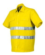Industrial Starter Košile reflexní s límečkem, žlutá, S