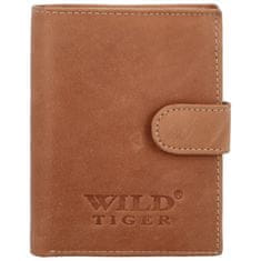 Wild Tiger Pánská kožená peněženka na výšku Wild Daniells, světle hnědá
