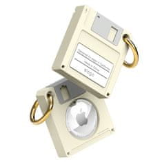 Elago Floppy Disk Case pro AirTag, bílé