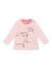 Dívčí tričko s dlouhým rukávem Cute Cat 86 růžová
