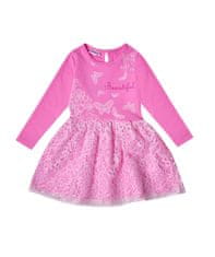 WINKIKI Dívčí šaty Beautiful růžová/bílá 122