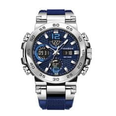 Lige Digitální pánské hodinky modré, model F0033: Skvělý dárek pro muže ZDARMA!