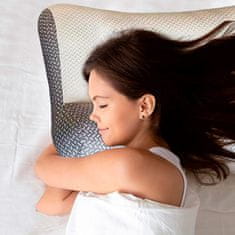 Netscroll Vrcholný ergonomický anatomický polštář pro pohodlný a kvalitní spánek, ergonomický polštář, který nabízí optimální podporu krku a zad pro všechny spánkové polohy, ErgonomicPillow