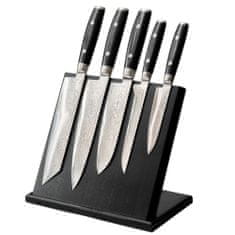 Yaxell Magnetický stojan 5 nožů černý, lak