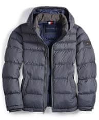 Tommy Hilfiger Prošívaná zimní pánská bunda Quilted šedá XL