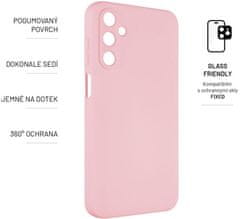 FIXED Zadní pogumovaný kryt Story pro Samsung Galaxy A15/A15 5G, růžový FIXST-1259-PK